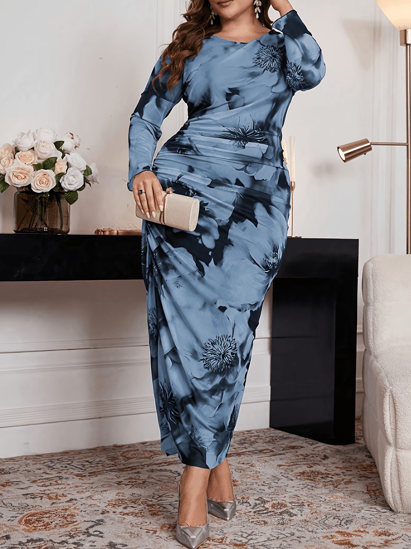 pink choker maxi dress Tonight + Flower – MISS MODERN Color:RoseGold (Pink) Aurina makes a statement Green Light Summer Dress color-description:Blue
