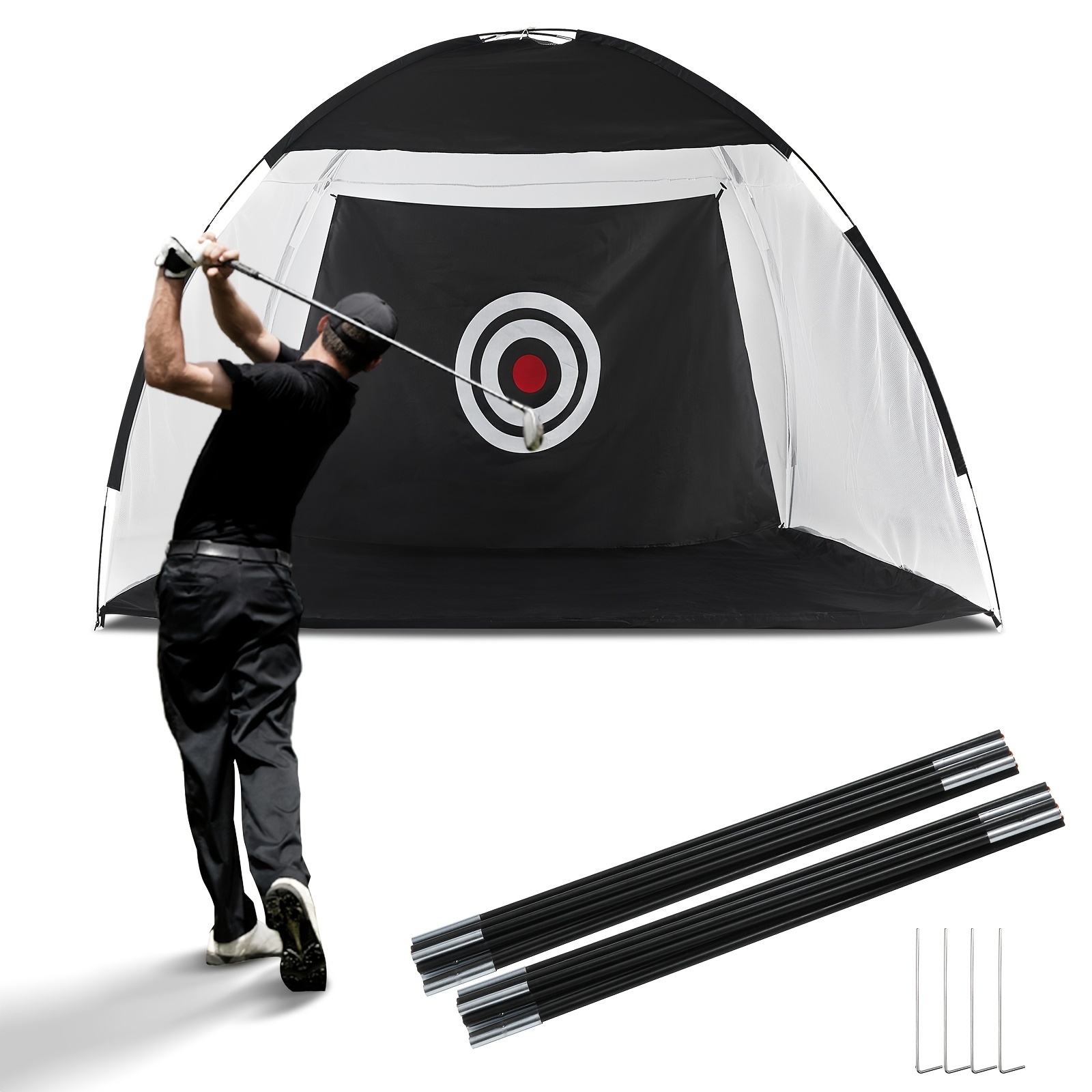 Portable Golf Hitting Net with Carry Bag