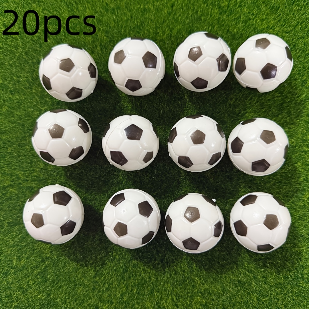 20pcs Mini Soccer Finger Toys | Squeeze Soccer Competition Souvenirs, Birthday Party Gifts, New Year & Easter Party Favors, Pinata Gifts, Game Prizes, Thermoplastic Polyurethane, Mixed Colors