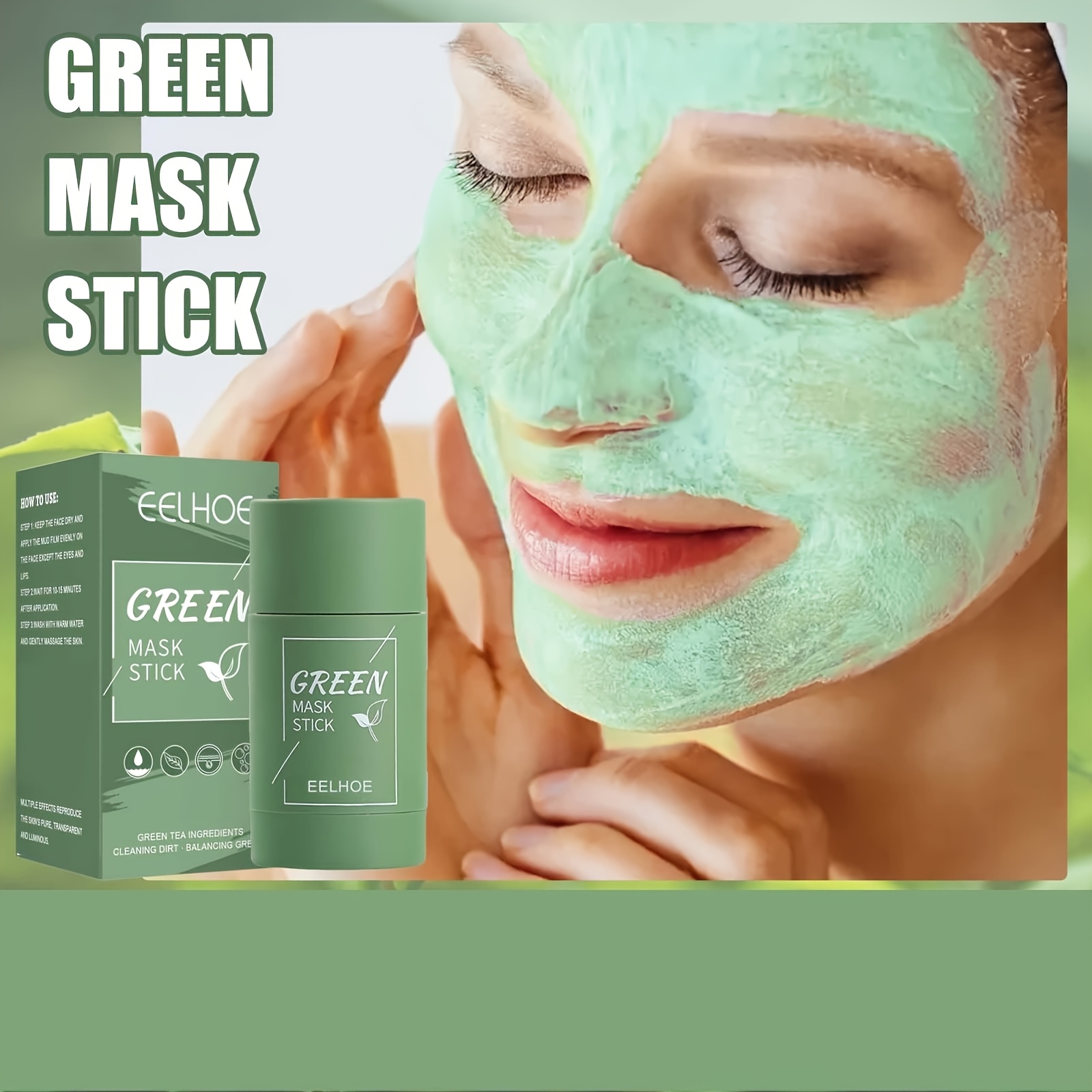 green tea mask stick sold on Temu United States
