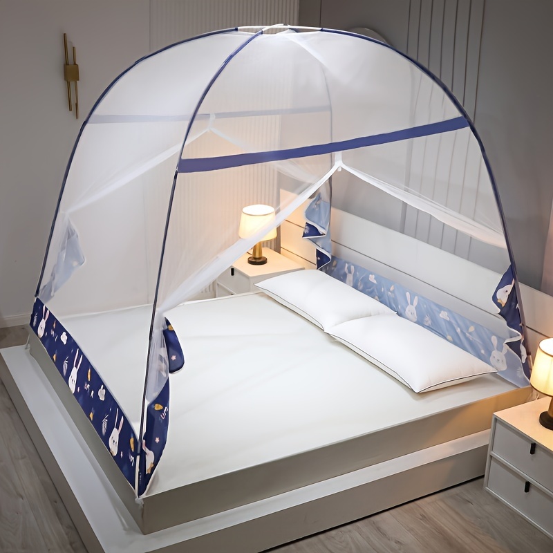     up mosquito   full coverage   quick setup cartoon design for summer bedroom   details 1