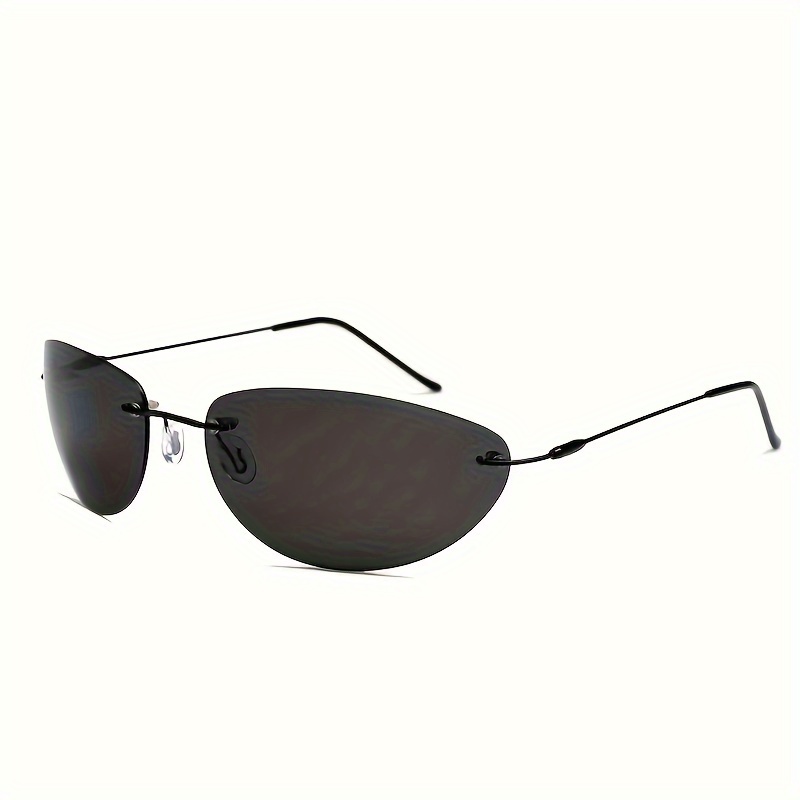 

Fashion Cool Neo Style Polarized Sunglasses Ultralight Rimless Men Driving Sun Glasses