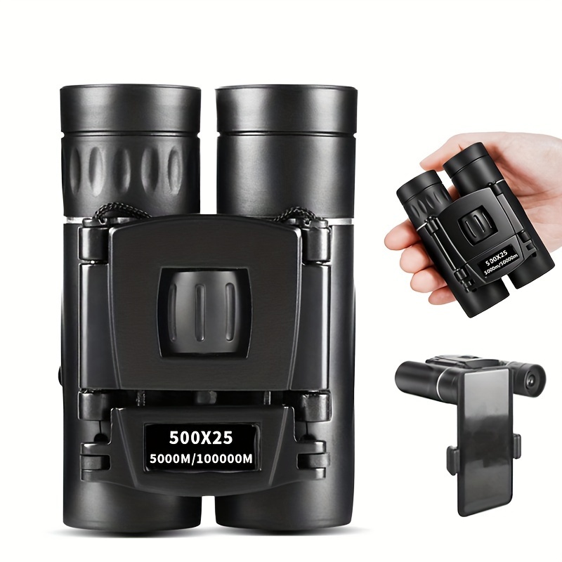 

200x25 Mini Binoculars, High Powered Mini Pocket Binoculars, Bak4 Prism, Waterproof Compact Binoculars For Bird Watching, Hunting, Concert, Theater, Opera, Traveling, Sightseeing