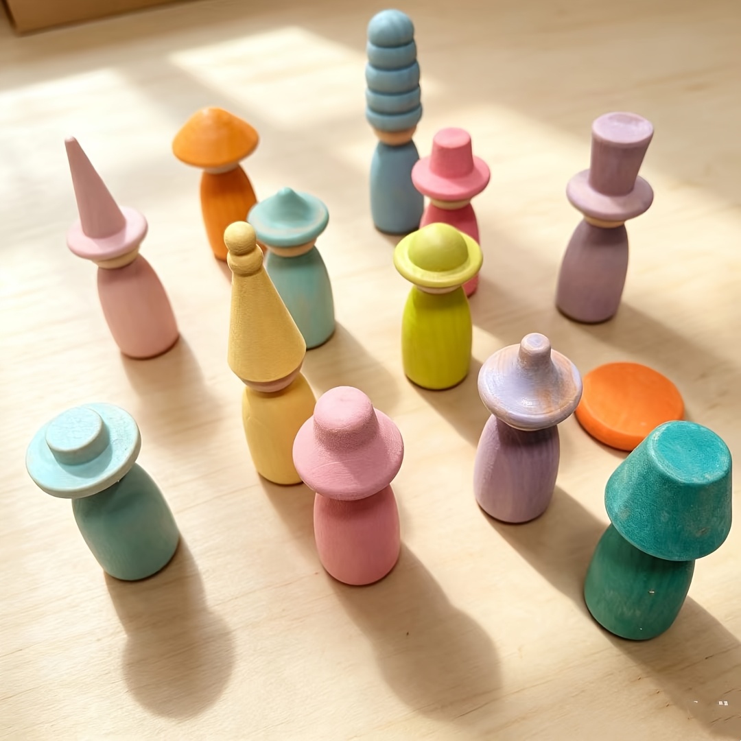 Stackable Doll Building Blocks for Creative Play
