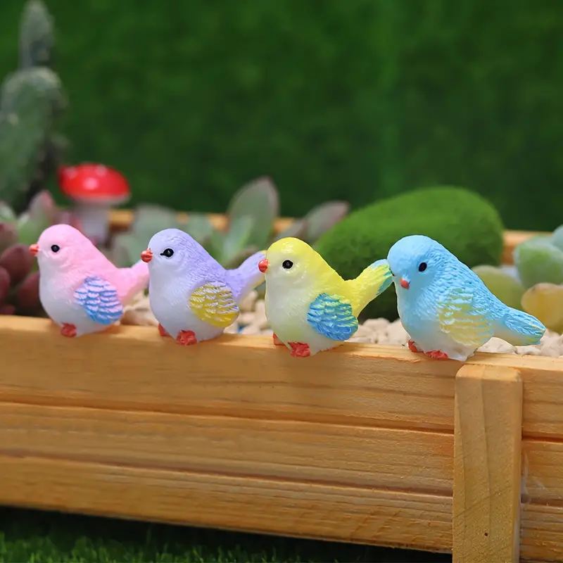 Bird Decorative Figurines Miniature Bird's Nest Bird's Egg - Temu
