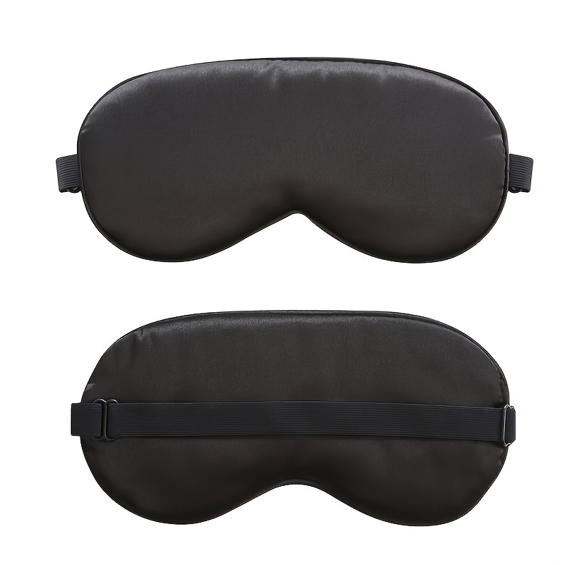 

Sleep Eye Mask Night Cover Eye Sleeping Silk Satin Masks For Women And Men, Blindfold Eye Patch For Airplane, Travel, With Adjustable Strap