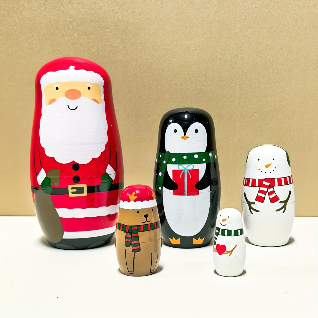 

Wooden Santa Dolls Set - , , And Adorable Decorations For Christmas, Halloween, Thanksgiving, And ' Parties - For , For , , And Decor