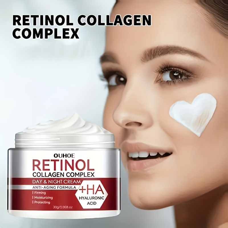 retinol collagen hydrating cream 1 06oz deep nourishment for firm glowing skin alcohol free with glycerin for   types details 2