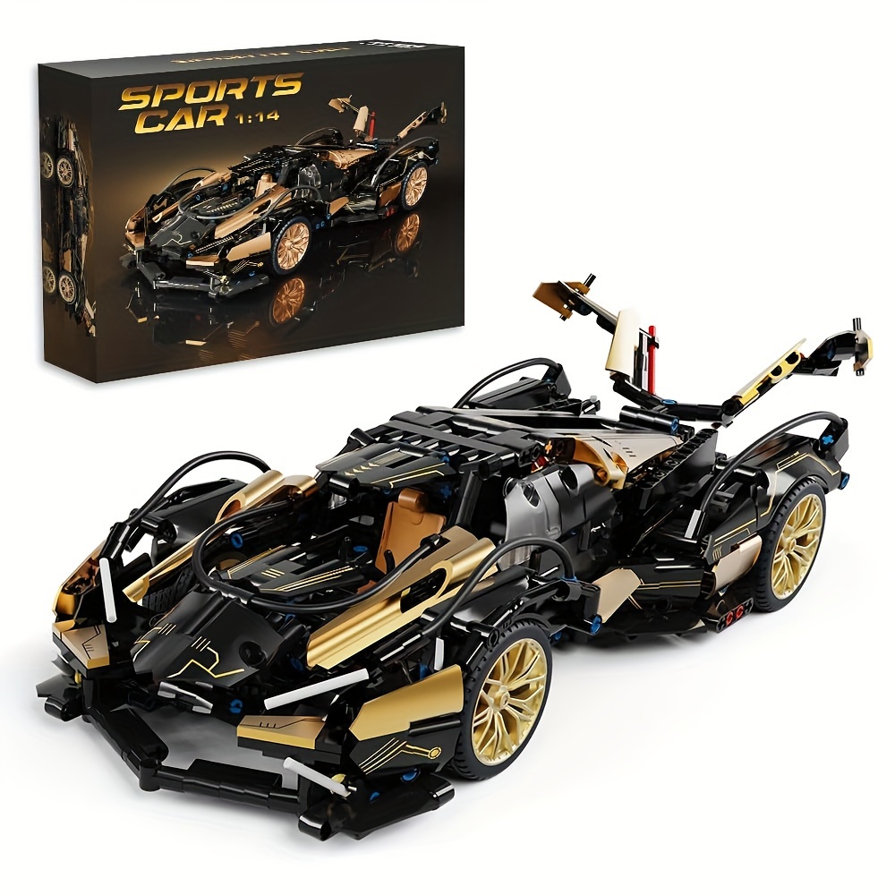 

Sports Car Building Blocks Toys Adults Kits. 1:14 Moc Building Set Raceing Car Model