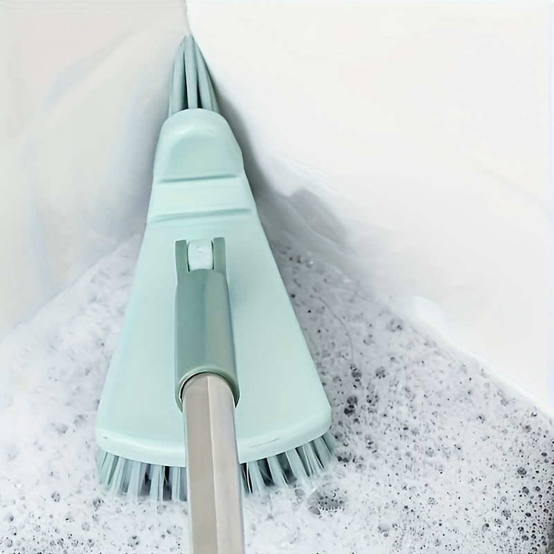 

Long Handle Floor Brush Household Bathroom Tile Brush Toilet Floor Tile Gap Cleaning Artifacts Hard Hair Wash Toilet Brush, Quick , Does Not Take , Easy To Carry