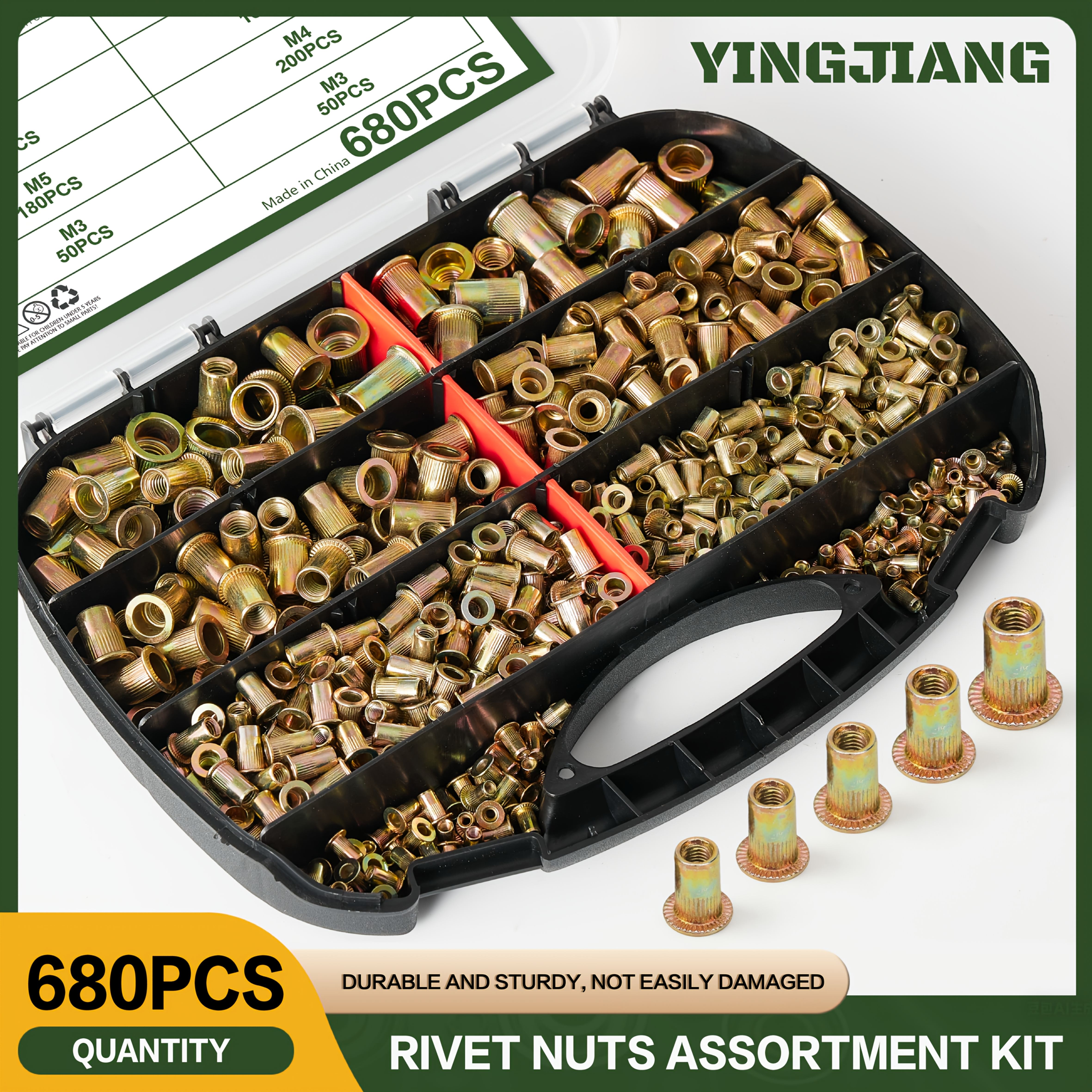 rivet nuts sold on Temu United States
