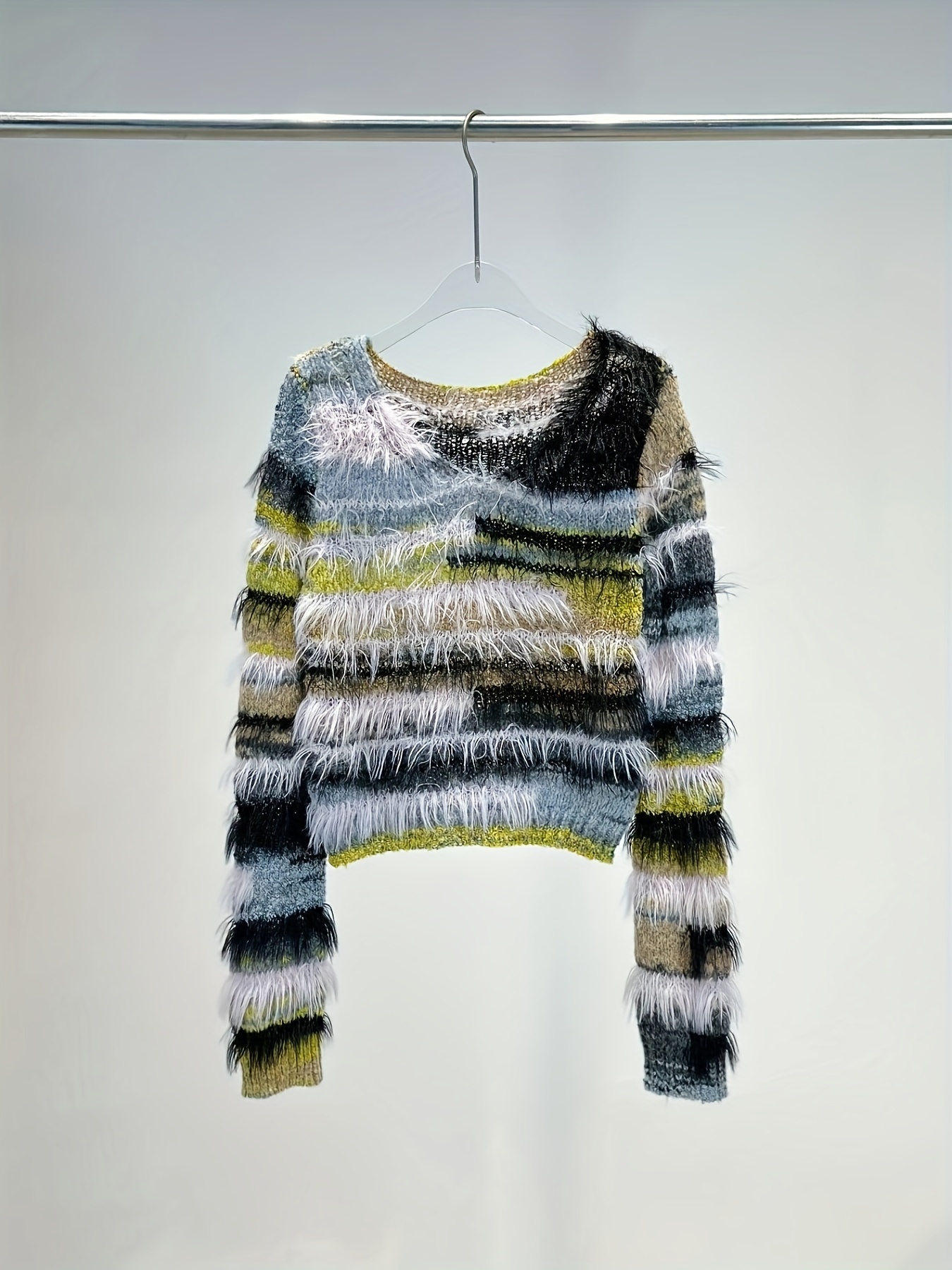 Wool Gradient Color Coat/Asymmetrical jacket/Winter Jacket/Wool