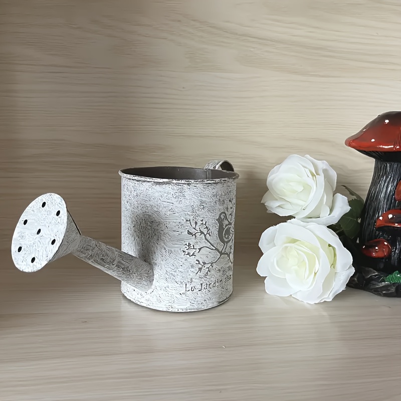 Metal Iron Nordic Easy Succulent Plant Flower Pot Flower Bucket Flower Pot Set Combination Pastoral Iron Flower Instrument Bird Gardening Gift Home Decor