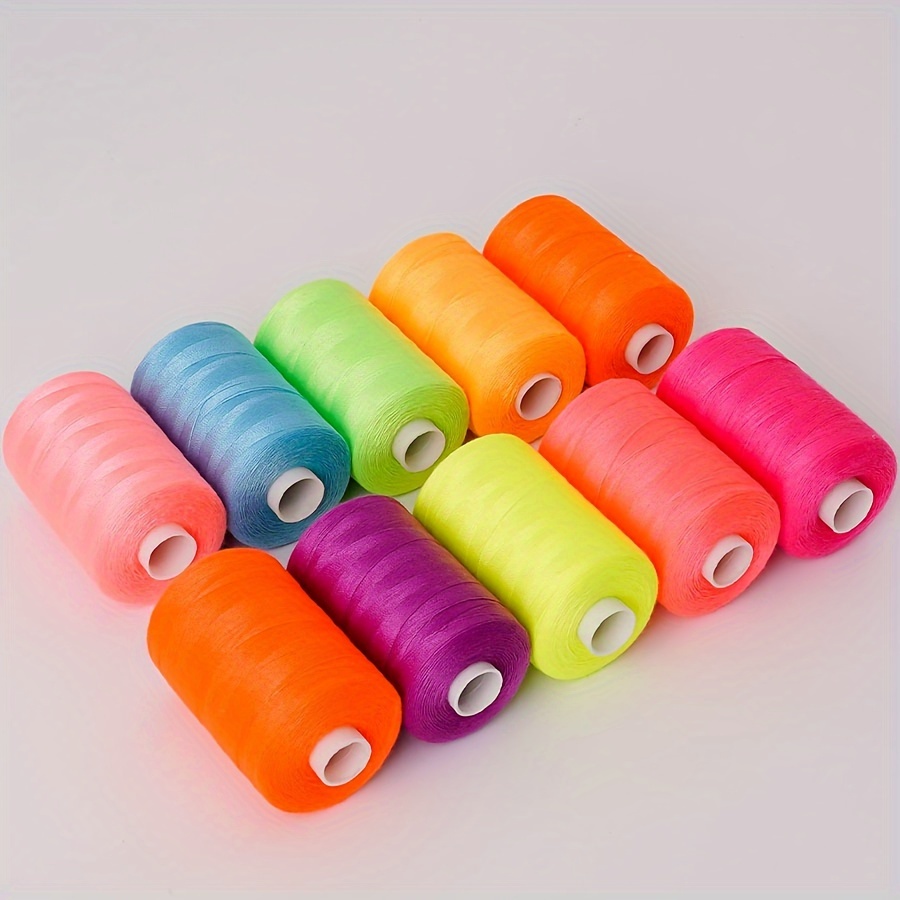 TEMU Universal Sewing Thread, 10- 1000 Yards Per Polyester Sewing Thread, Sewing Machine Polyester Sewing Thread