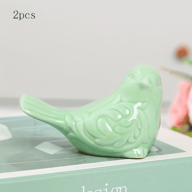 Ceramic Bird Figurines Ornaments, Home Decor Crafts, Garden Decorations, Gifts