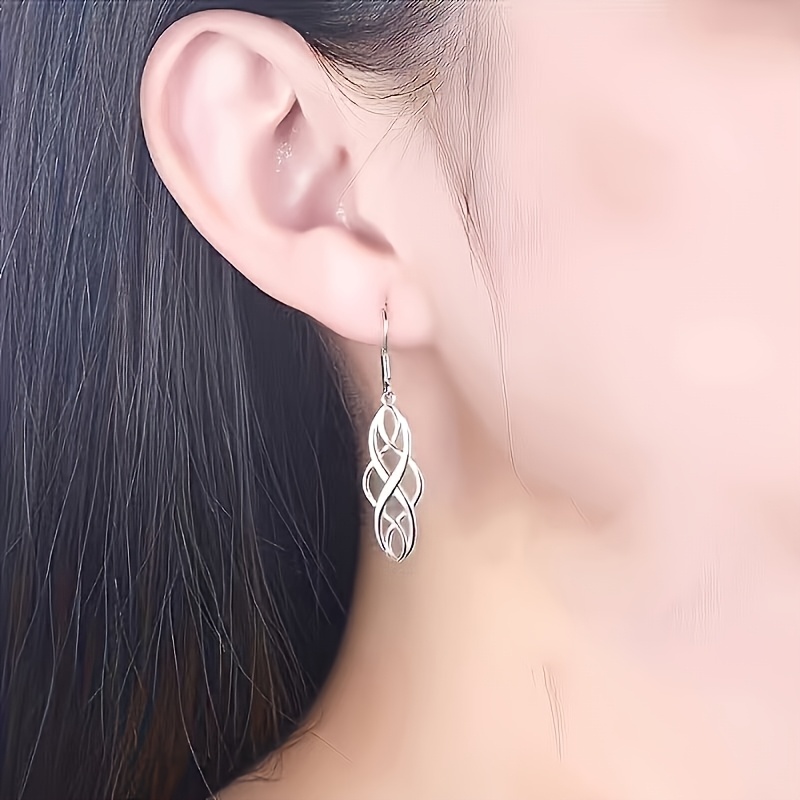 TEMU Casual Wear, Versatile Earrings, Exquisite Earrings, Elegant Design, Lightweight Earrings, Hypoallergenic Earrings, Drop Earrings, Women's
