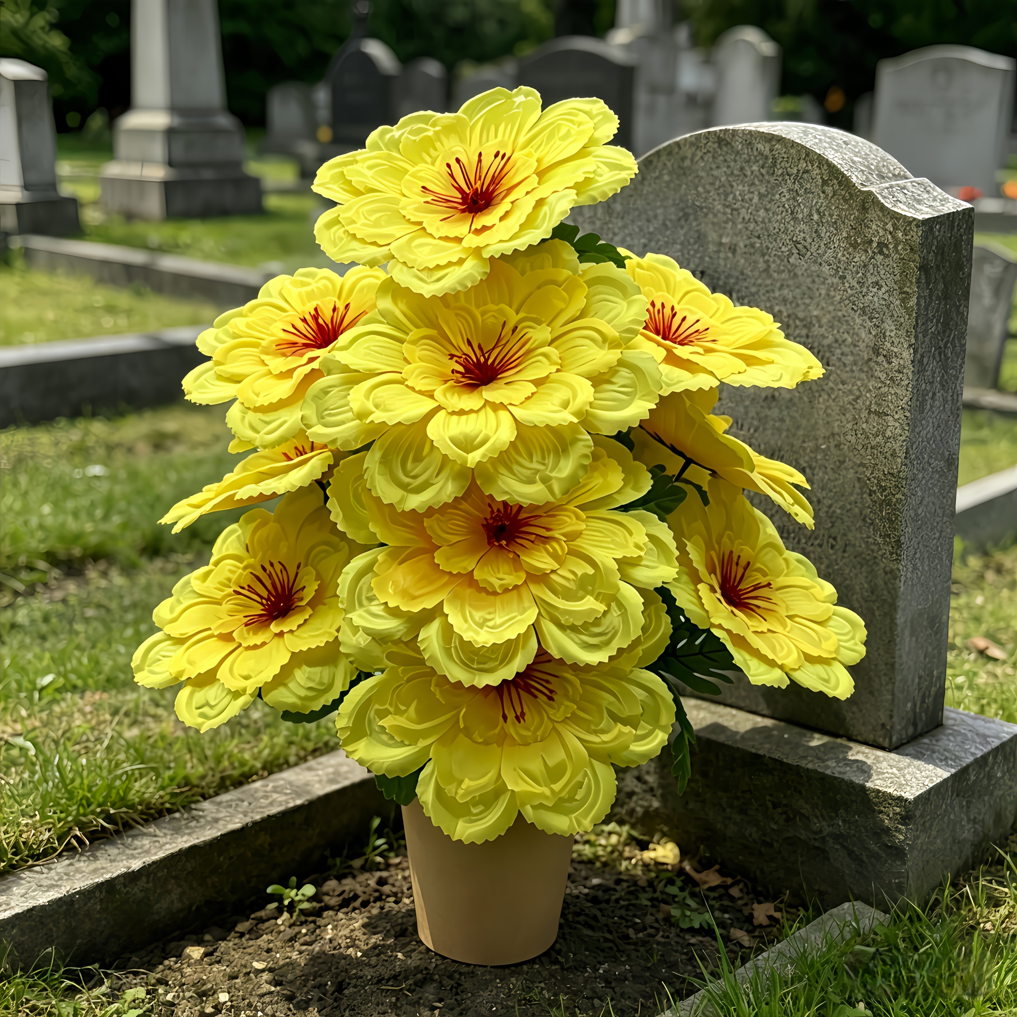 knstliche blumen fr den auenbereich von grbern - Temu Deutschland