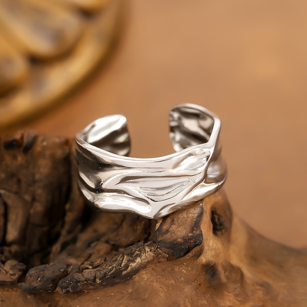 Women's Creative Heavy-Duty Metal Irregular Ring
