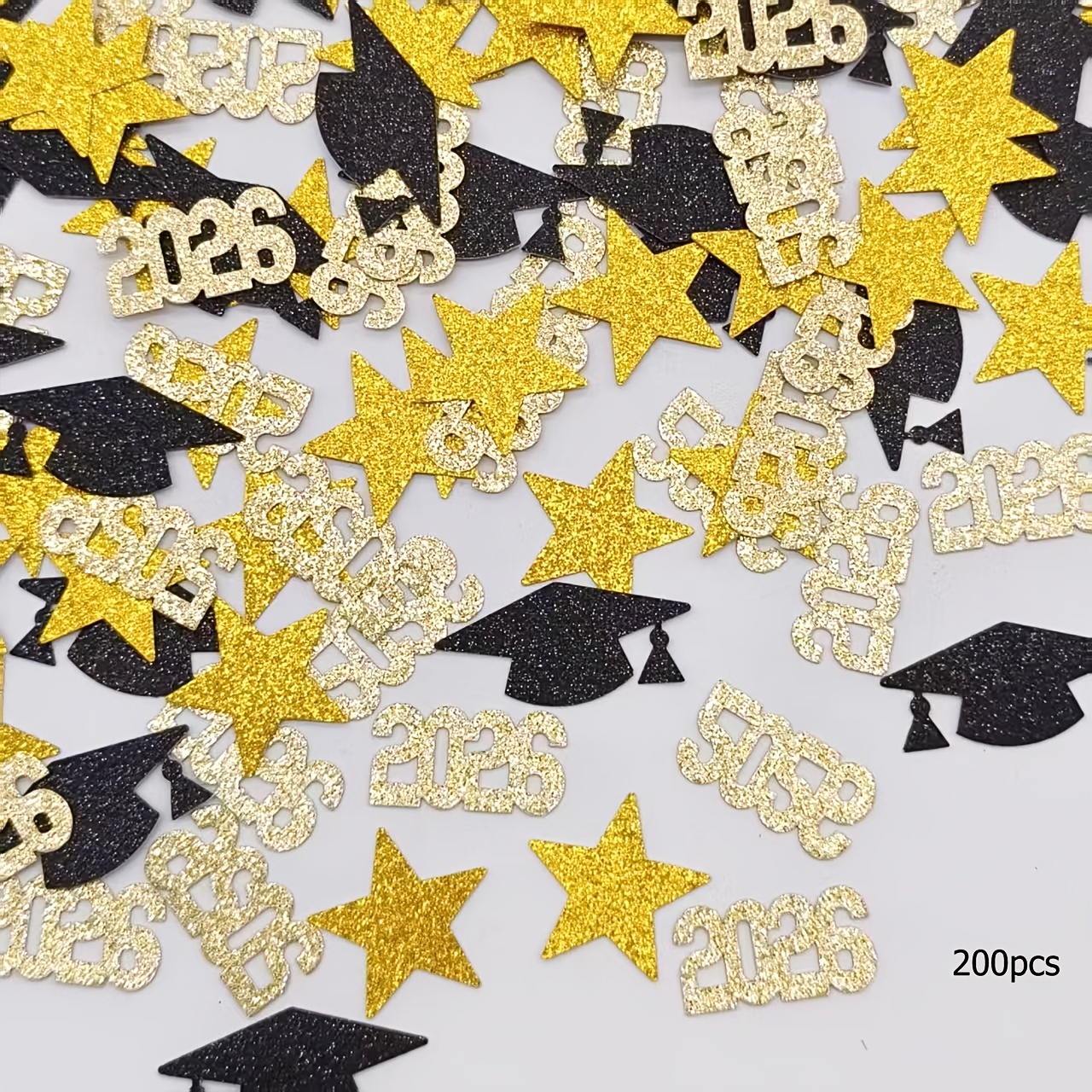 200pcs Confetti For Graduation Season Party Decorations, 2026 Doctor 3 Styles Mixed, Suitable For Graduation Season Table Decoration, Event Party Decoration