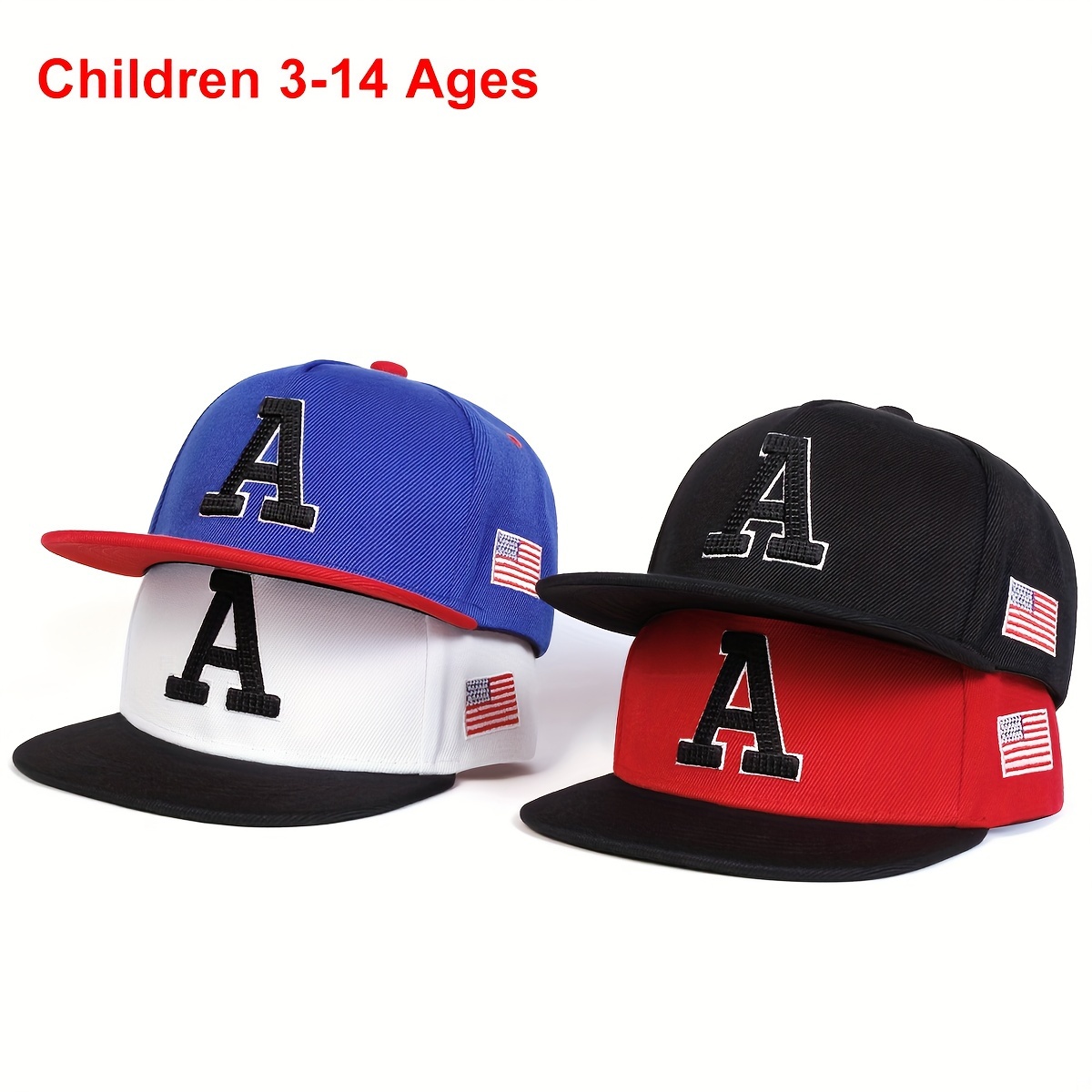 

Boys Adjustable Baseball Cap With Alphabet Letter A, Polyester, Hand Wash, Fitted Sun Protection Hat For Daily & Casual Wear, Easter Occasion, Woven - Spring/fall Suitable, Buckle Closure (1 Pack)