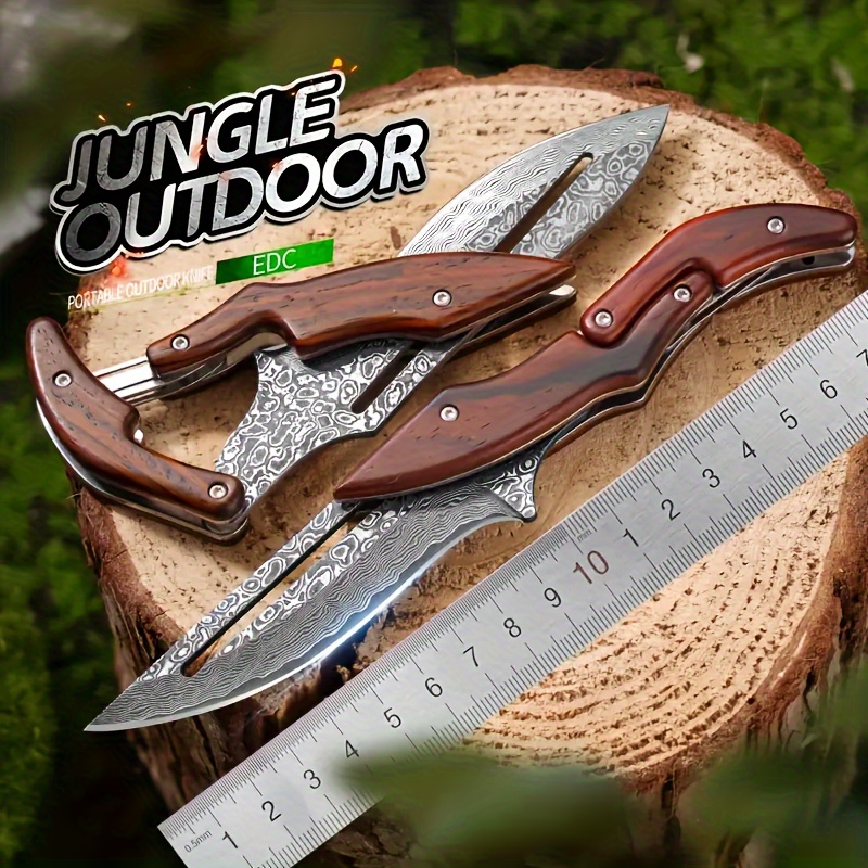 

1pc Fine Mechanical Folding Knife, Portable Edc Knife, Suitable For Camping Barbecue, Peeling Fruit Knife, Gifts