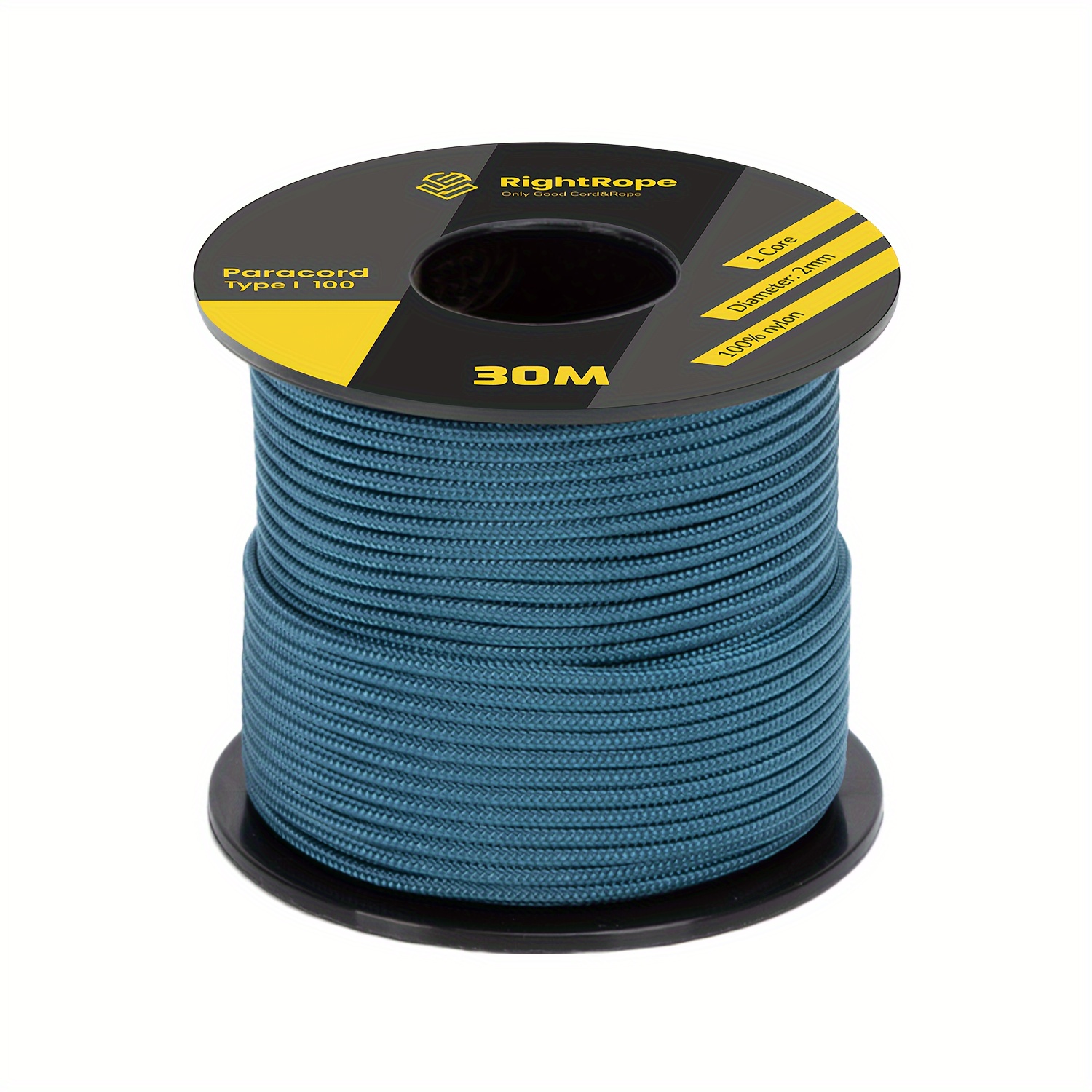 Paracord 2mm 1 Strand Nylon Rope Paracord 100 Type I Max 45kg 100lbs -  Sports & Outdoors - Temu