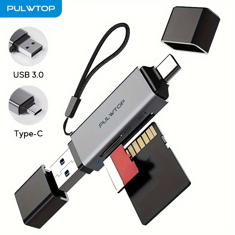 

Pulwtop Sd Card Reader, Memory Card Reader Adapter Usb 3.0, Supports Sd//sdhc/sdxc/mmc [card Not Included] For Macbook Pro/air, Ipad Pro 2018, Galaxy S21