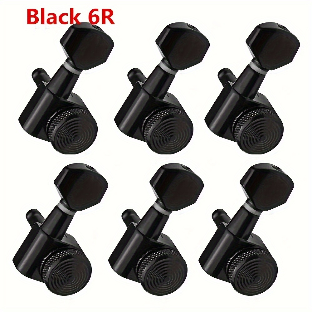 

6r String Right Left Guitar Tuning Pegs Locking Tuners Keys Machine Heads For Acoustic Guitars Parts & Accessories