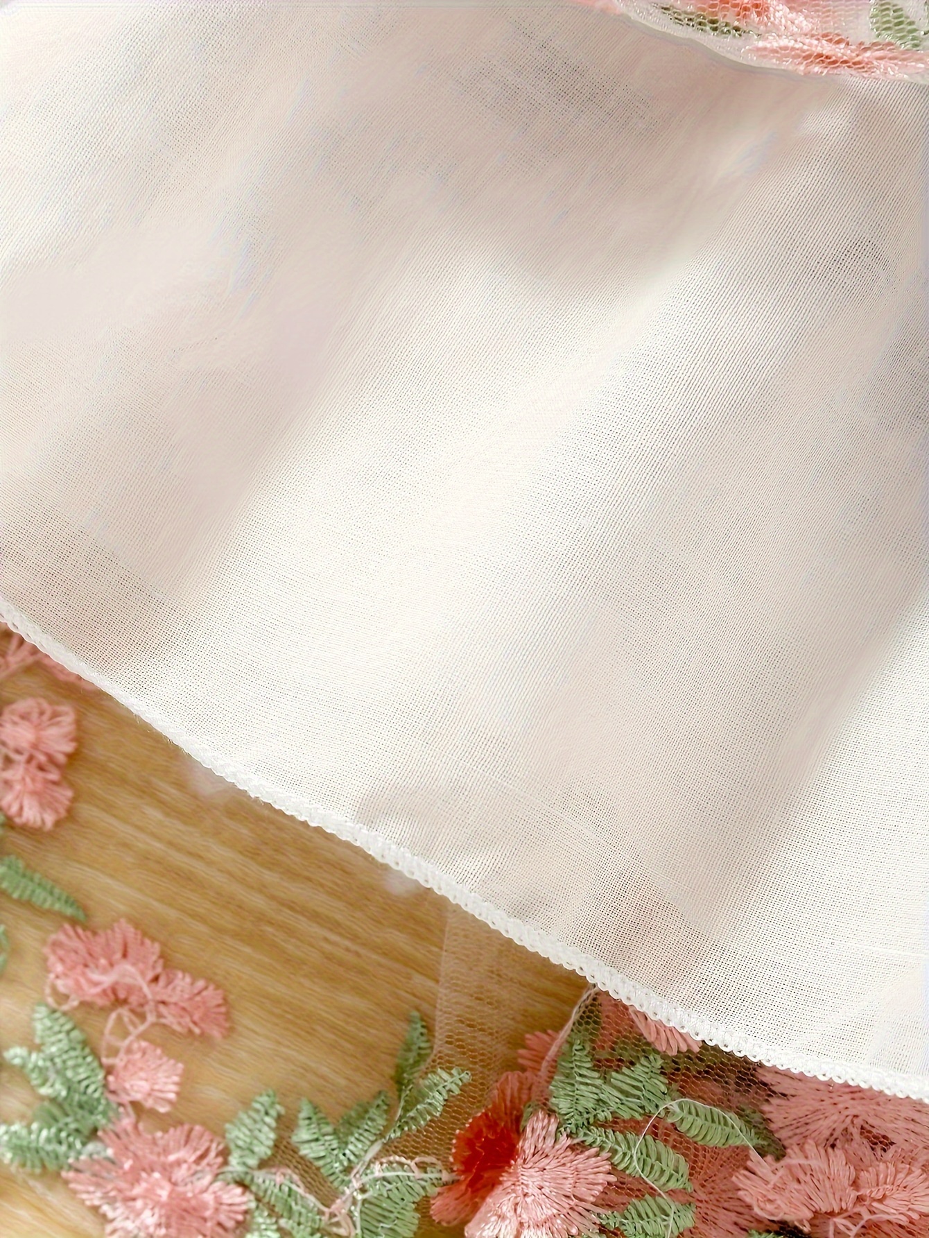 Babyhug Woven Sleeveless Net Embroidered Ethnic Dress - Aqua Blue main image 0