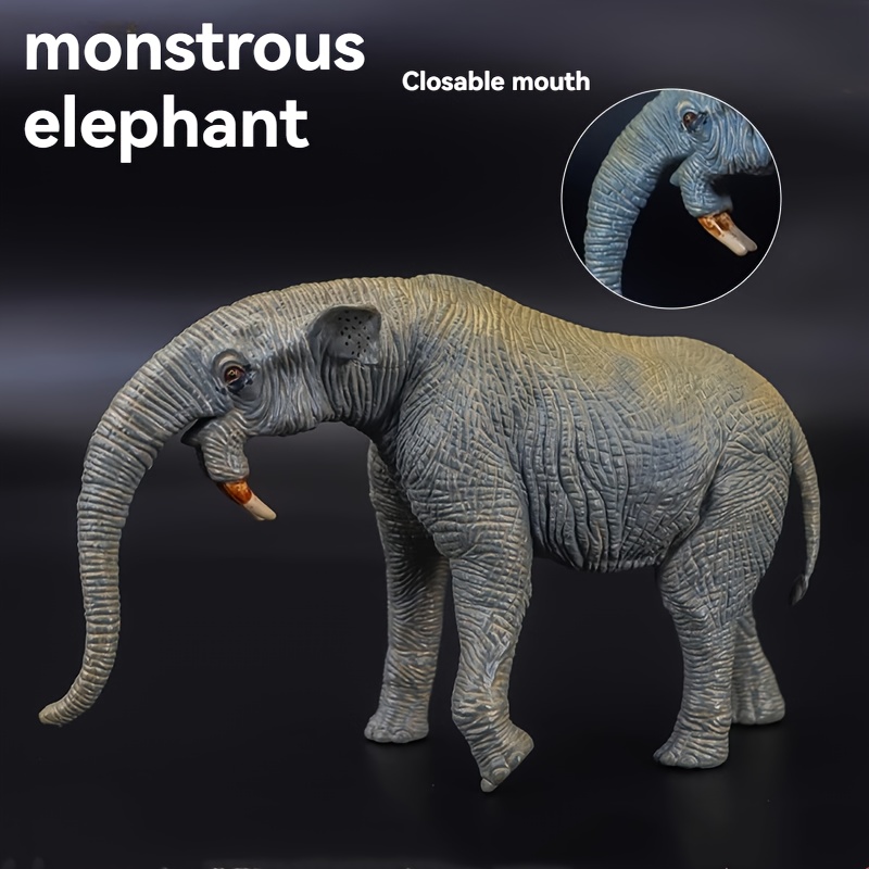 1pc realistic solid elephant model detailed prehistoric - Temu Canada