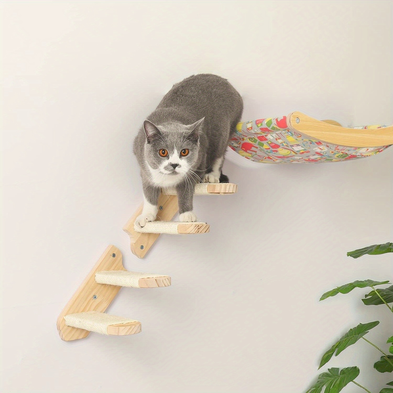 cat wall steps sold on Temu United States