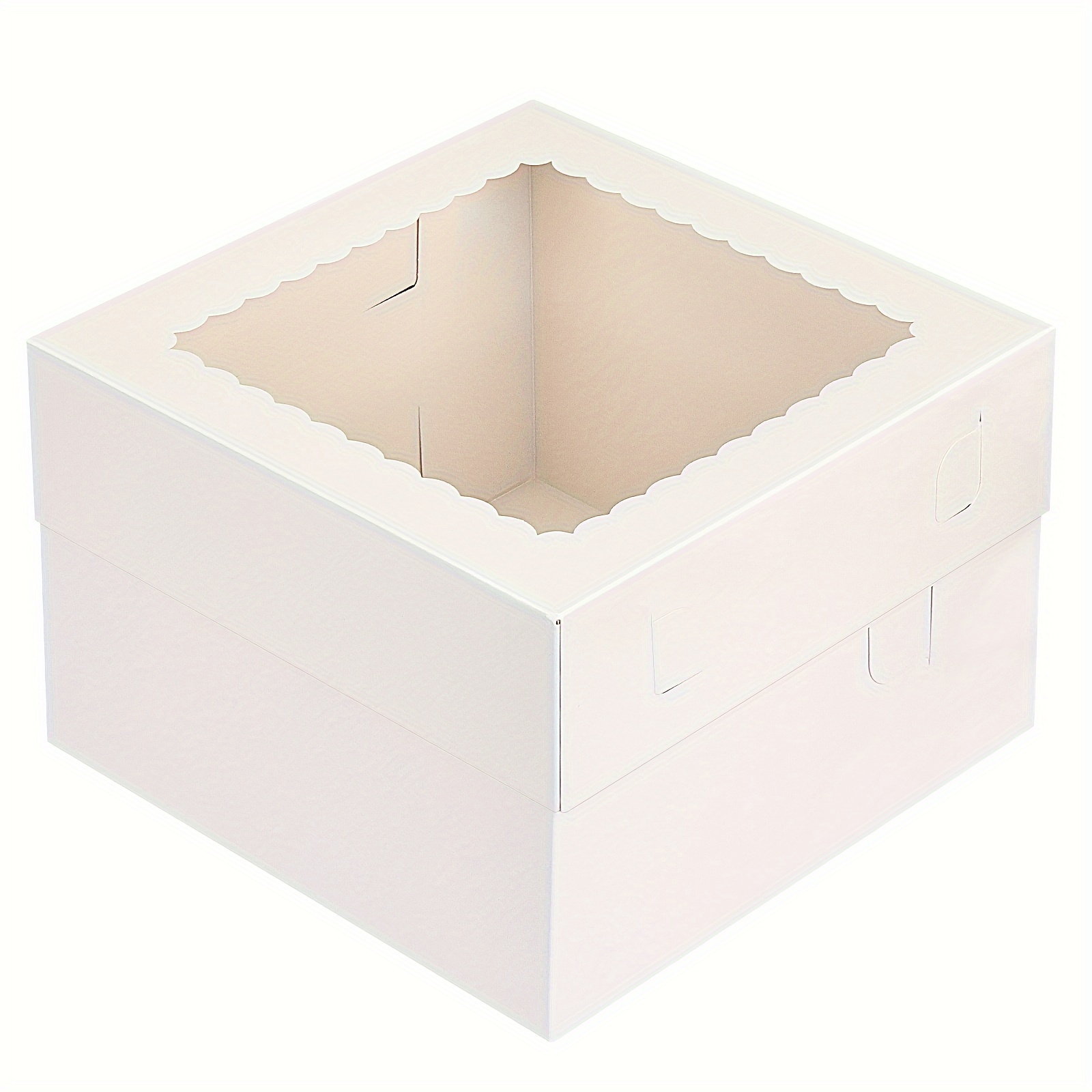 

20 Pcs Cake Boxes 12x12x8 Inch White Bread Boxes With Window Cake Containers, Tall Dessert Cardboard Boxes, Used For Weddings, Birthdays, Parties, Bridal Showers, And Holiday Celebrations