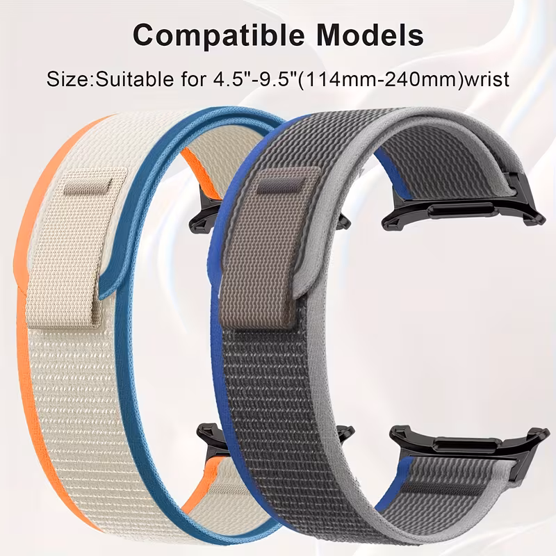 sports nylon watch strap for samsung galaxy watch ultra 47mm classic woven sports watch strap 47mm for men and women Product details 0