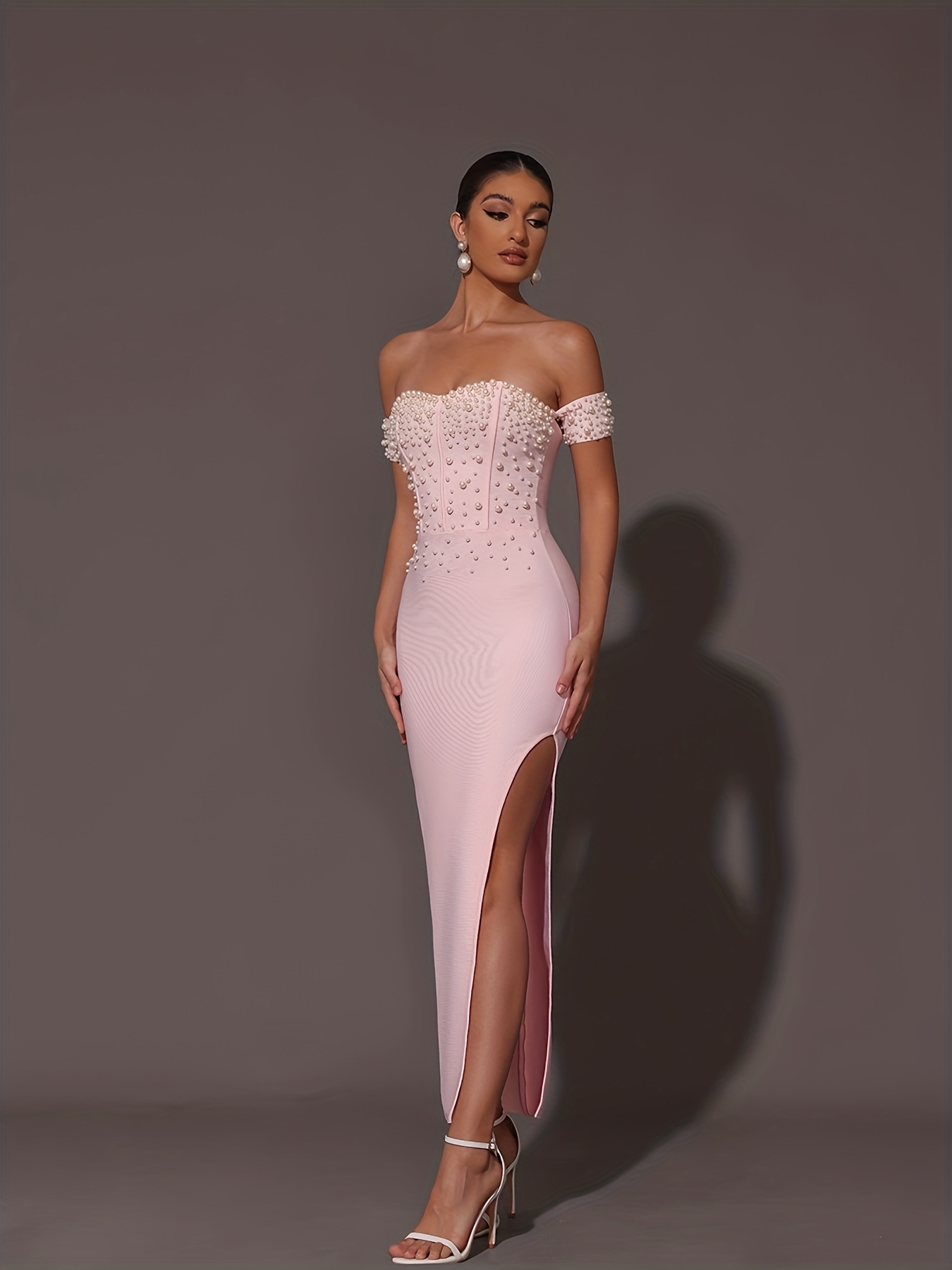 new fashionable shoulder statement beaded one shoulder - Temu Italy