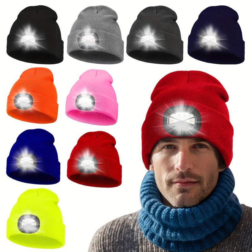 

Usb Rechargeable Hat For Men - , Long- Cap For & Camping