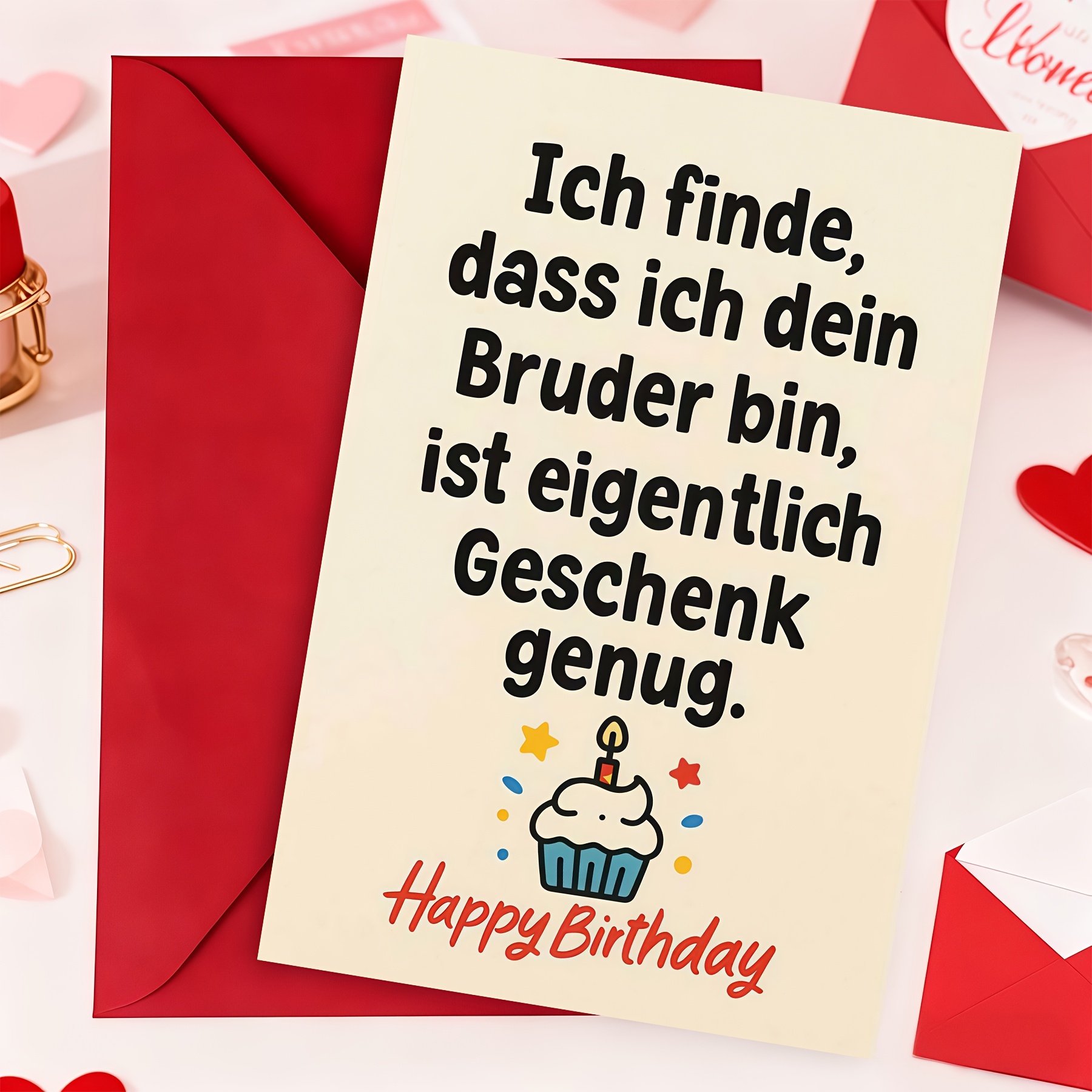 Image of Funny Birthday Card Envelope, "i Gift" Birthday Card, Perfect For Birthday Party Gifts And Celebration Supplies