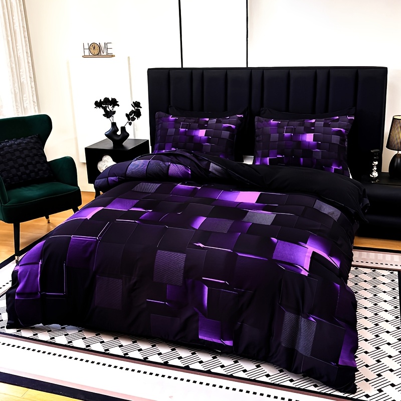 3pcs Cool Tech Digital Print Duvet Cover Set for All Seasons, Available in Red And Blue, in Four Sizes (Twin, Double, Queen, King) (1 Fitted Sheet + 1/2 Pillowcase, No Filling) 24 3pcs Cool Tech Digital Print Duvet Cover Set for All Seasons, Available in Red And Blue, in Four Sizes (Twin, Double, Queen, King) (1 Fitted Sheet + 1/2 Pillowcase, No Filling)