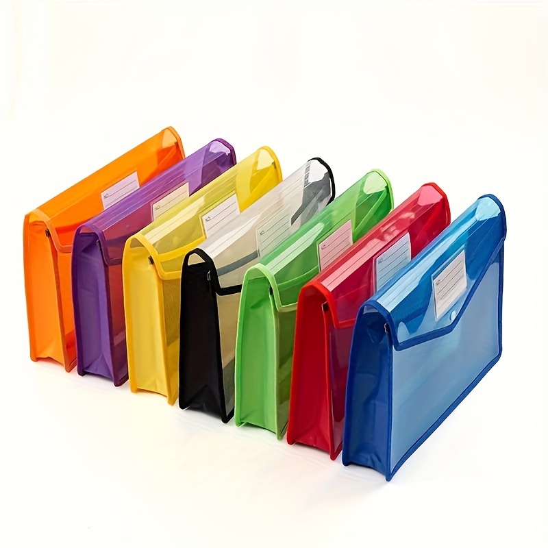 

A4 File Storage Bag & Folder, File Cover, Transparent Storage And Finishing Bag