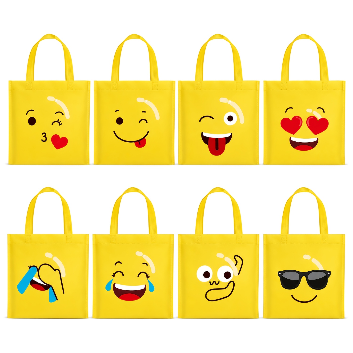 TEMU 8-pack cadeauzakjes, 20x20cm, voor het van cadeaus, weggevertjes, feestdagen, verjaardagen, bruiloften, enz.