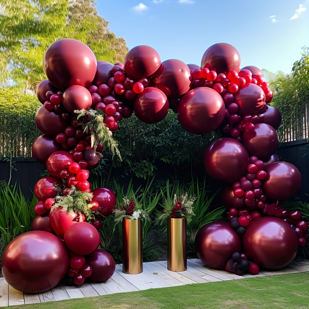 Decoracion De Globos Rojos - Temu Mexico