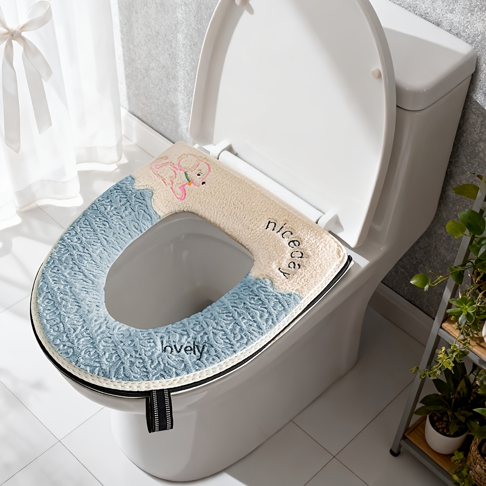 4 farben. wc sitzbezug zuhause atmungsaktiv bequem 4