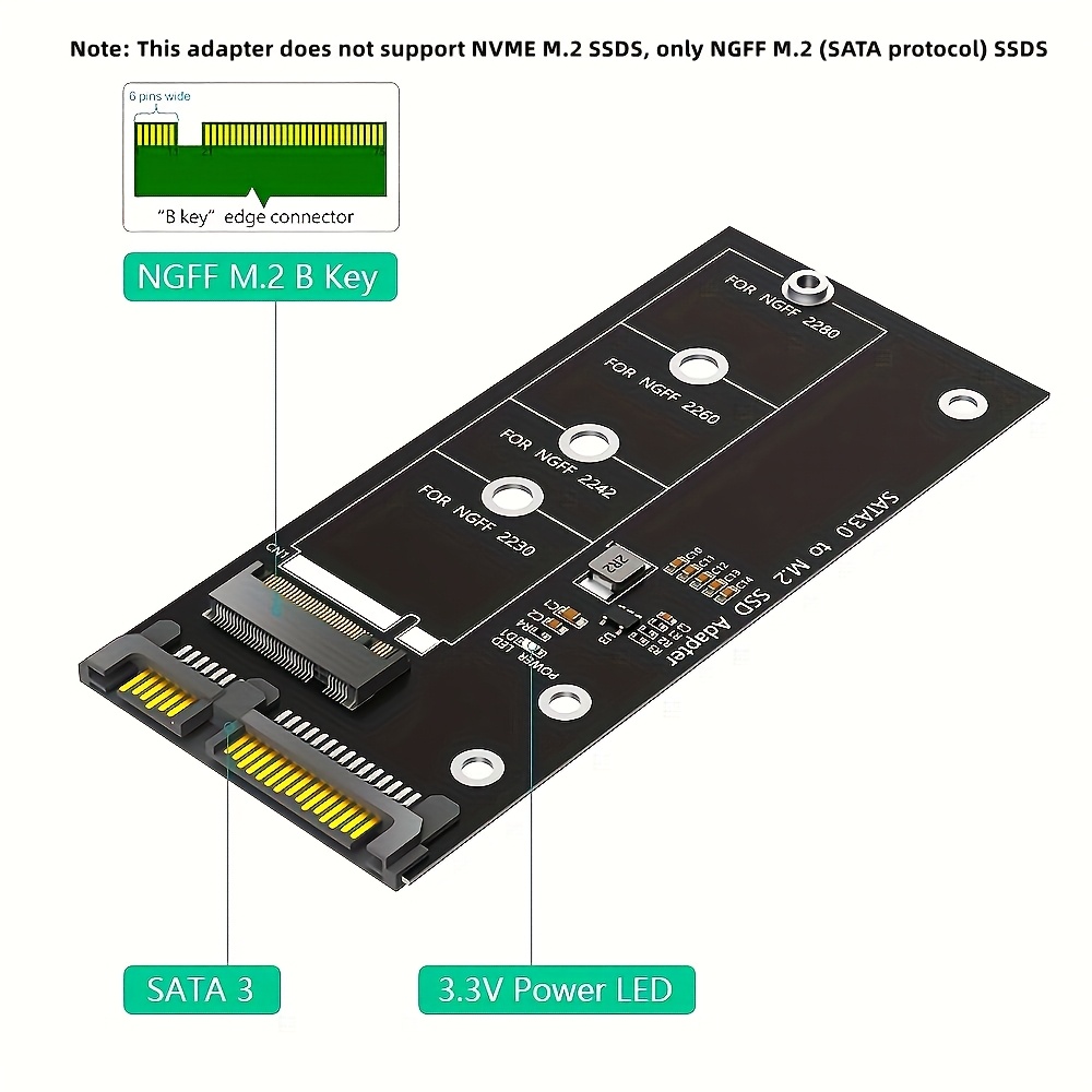 sata 0m ssd adapter card Temu
