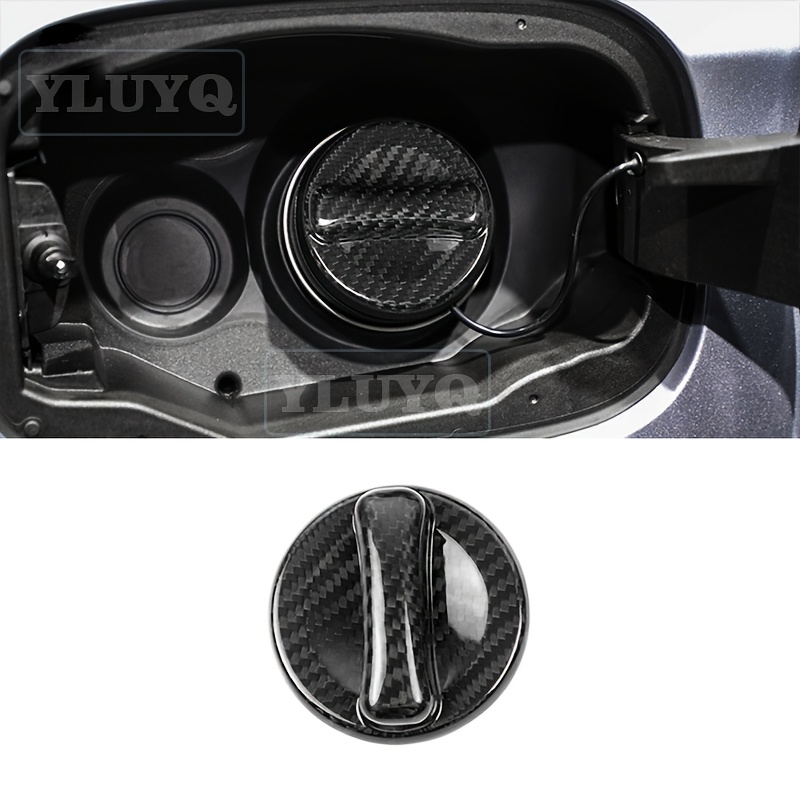 TEMU Suitable For New For Mercedes-benz Car Fuel Tank Cap Additions, Hard Carbon Fiber Texture, Fuel Cap Decoration Modification Additions