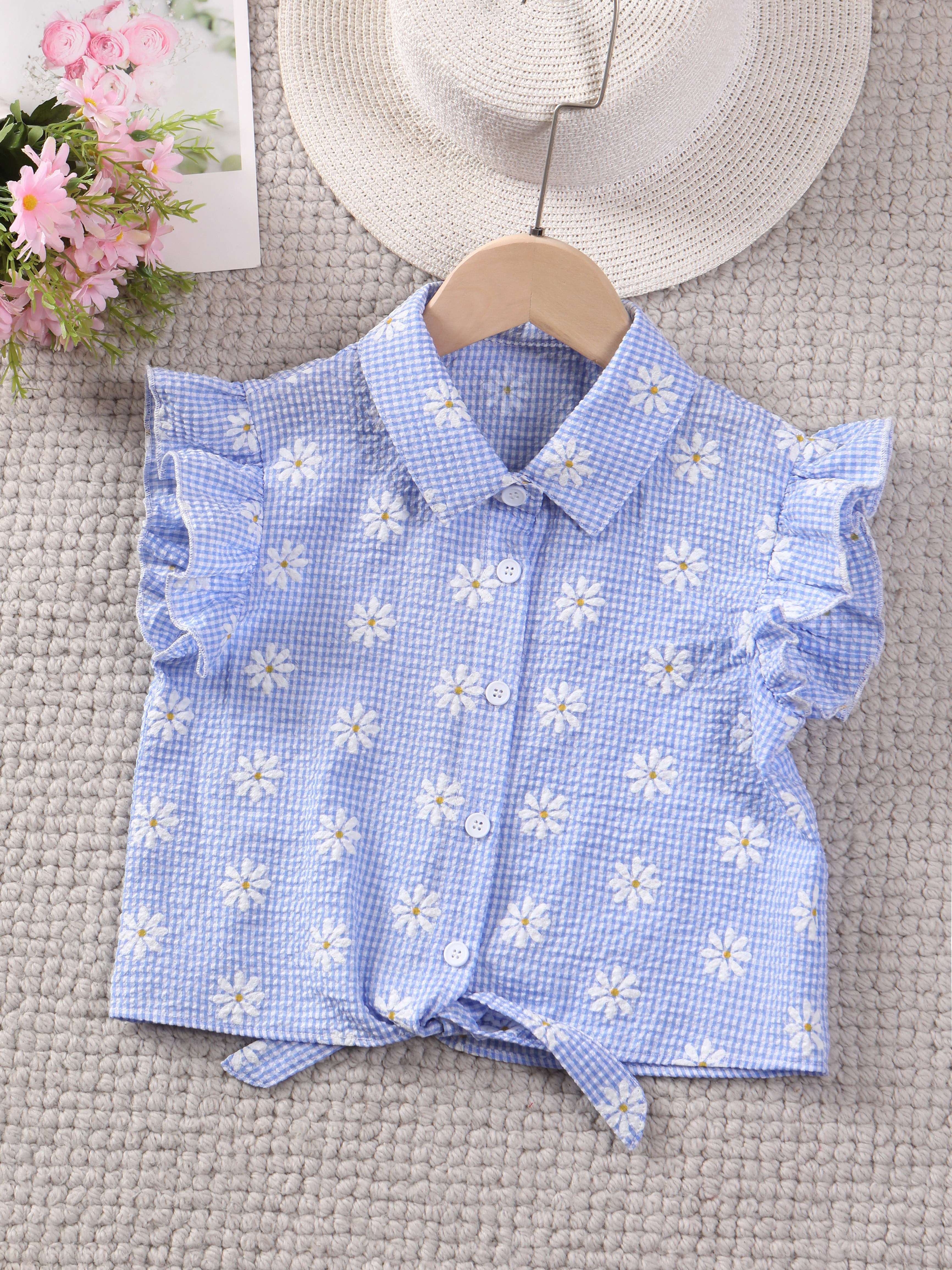 Bainha de Ruffle Florzinhas Boho Blusa de Tamanho Grande