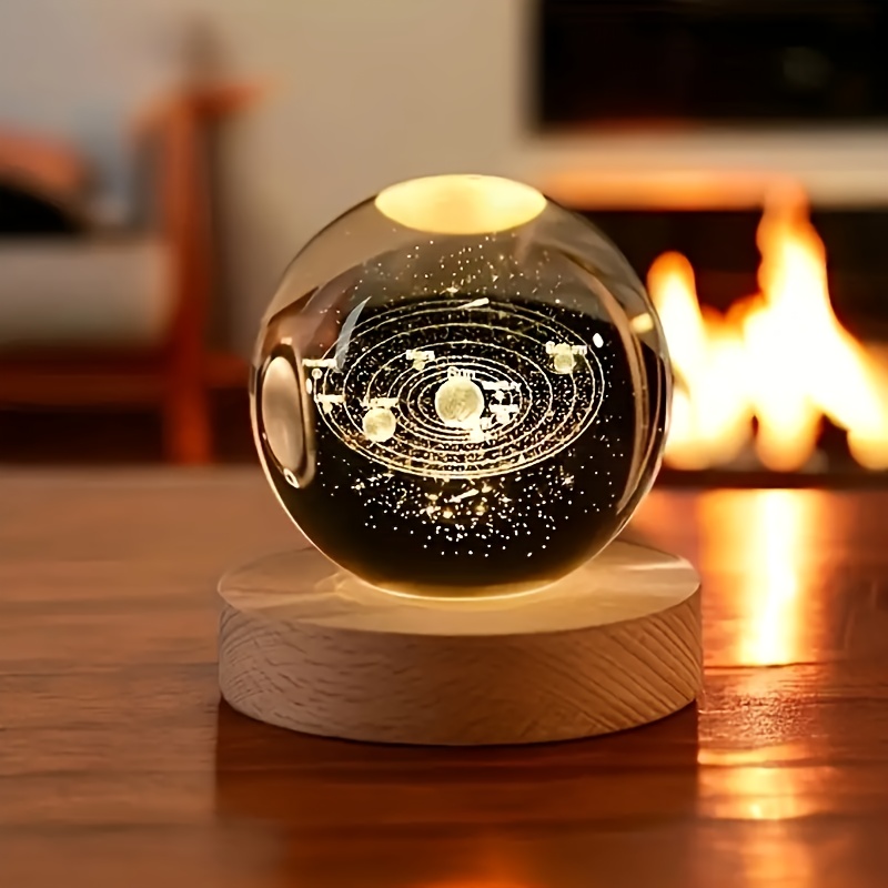 

Solar System Crystal Ball,perfect Space Themed Decor For Home, Bedroom, Living Room And Office Decoration,usb Powered,ideal Gift For Astronomy Enthusiasts,perfect Valentine's Day And Birthday Gift