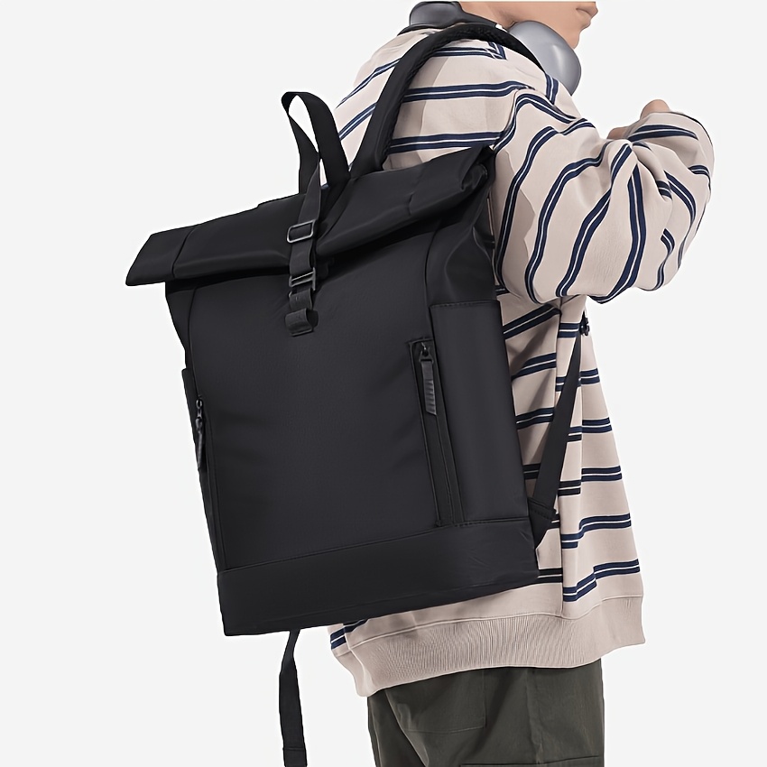 Image of New And Outdoors Unisex Backpack 20l-35l Extra Large Capacity Backpack Casual Backpack Suitable For University Leisure Work , Fashionable Daypack With 16-inch Laptop Compartment, Black