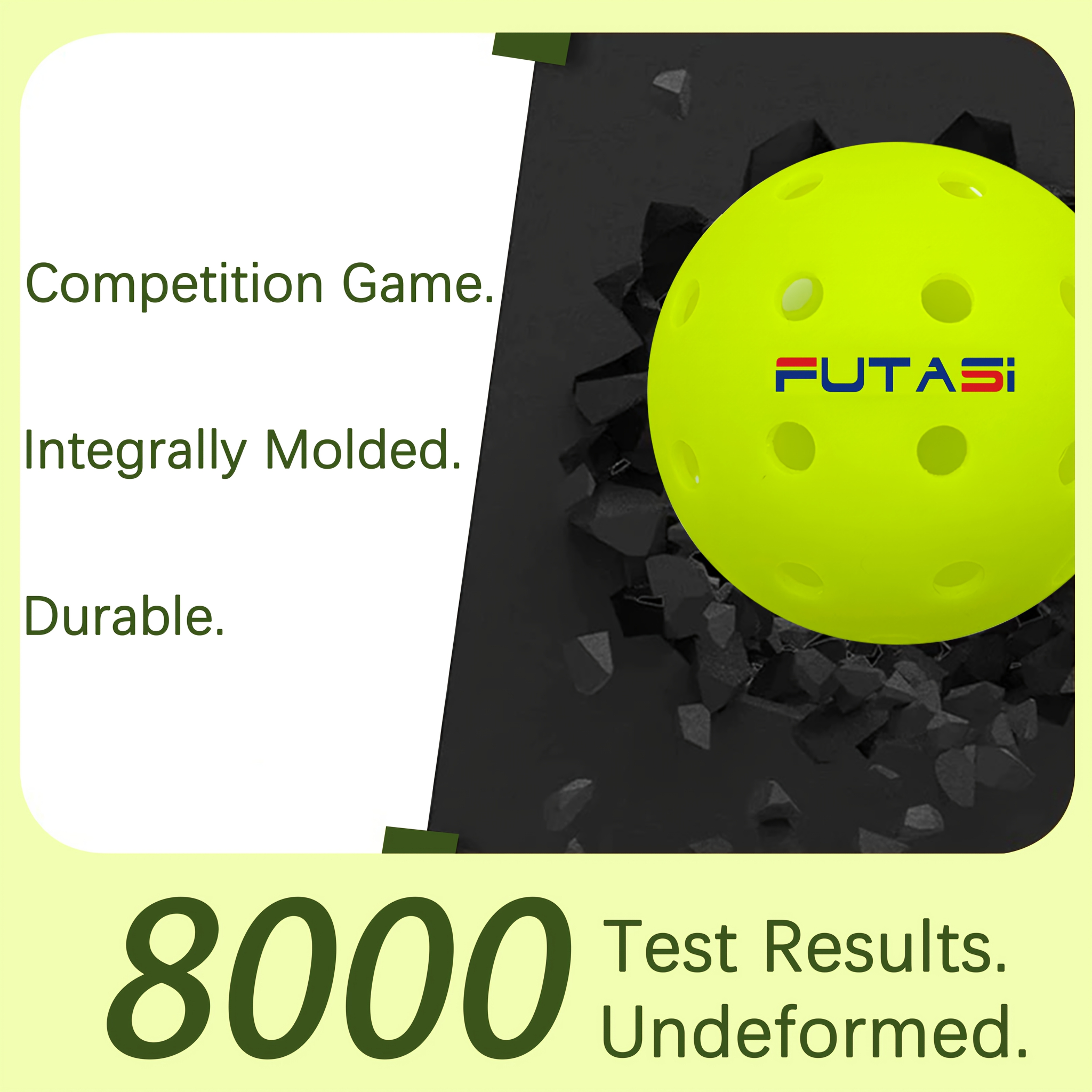 12pcs Pickleballs for Competitive Play