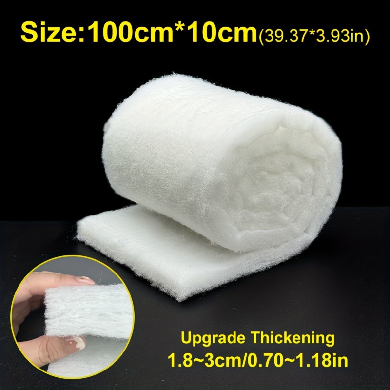 Aquarium Filter, High-density Thickened White Sponge For Improving Water Quality, Aquarium Filter Material For Water Purification