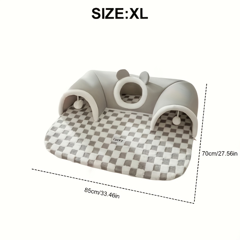 Image of Play Cat Tunnel Pet Bed