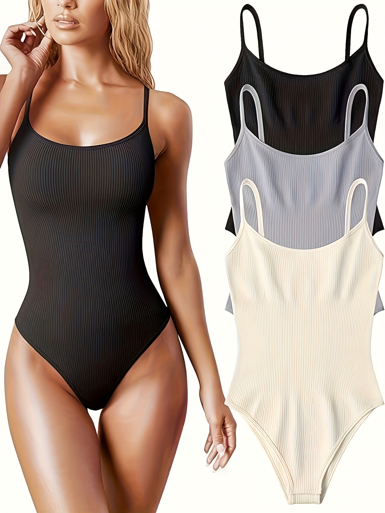 these long sleeve ribbed bodysuits from OQQ are everything